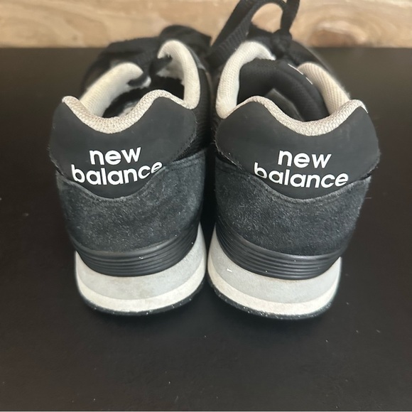 New Balance 515 Men’s 9 Black Suede Leather Gray Shoes Dad Sneakers Athletic - Picture 2 of 10